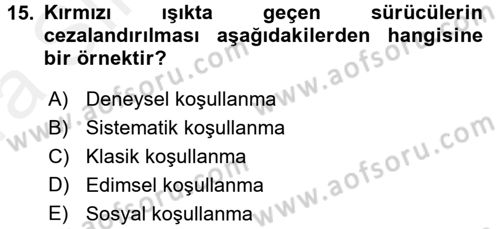 Yönetimde Güncel Yaklaşımlar Dersi 2018 - 2019 Yılı (Vize) Ara Sınav Soruları 15. Soru