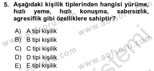 Yönetimde Güncel Yaklaşımlar Dersi 2021 - 2022 Yılı (Final) Dönem Sonu Sınavı 5. Soru