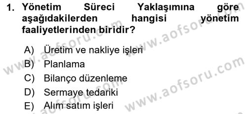 Yönetimde Güncel Yaklaşımlar Dersi 2022 - 2023 Yılı (Final) Dönem Sonu Sınav Soruları 1. Soru