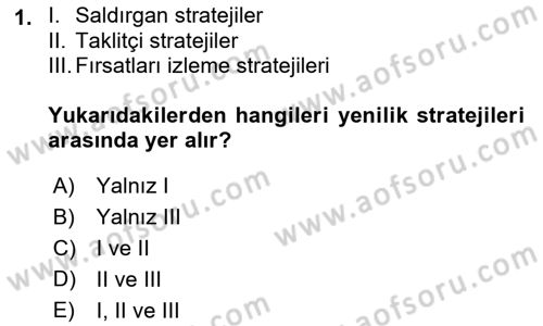 Yönetimde Güncel Yaklaşımlar Dersi 2022 - 2023 Yılı Yaz Okulu Sınav Soruları 1. Soru