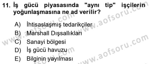 Yönetimde Güncel Yaklaşımlar Dersi 2023 - 2024 Yılı (Final) Dönem Sonu Sınavı 11. Soru