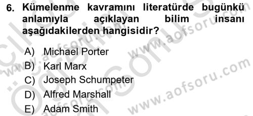 Yönetimde Güncel Yaklaşımlar Dersi 2024 - 2025 Yılı (Final) Dönem Sonu Sınav Soruları 6. Soru