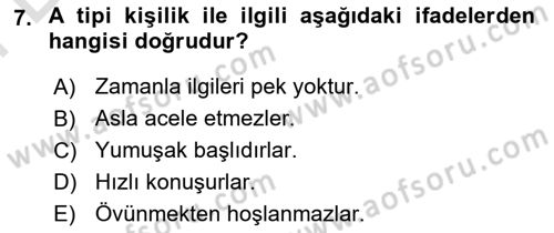 Yönetimde Güncel Yaklaşımlar Dersi 2024 - 2025 Yılı (Final) Dönem Sonu Sınav Soruları 7. Soru