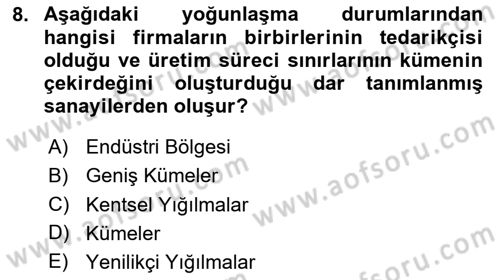 Yönetimde Güncel Yaklaşımlar Dersi 2024 - 2025 Yılı (Final) Dönem Sonu Sınav Soruları 8. Soru