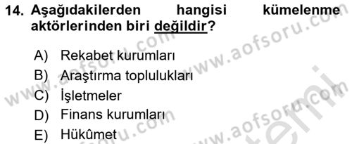 Yönetimde Güncel Yaklaşımlar Dersi 2024 - 2025 Yılı Yaz Okulu Sınav Soruları 14. Soru