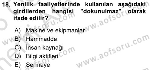 Yönetimde Güncel Yaklaşımlar Dersi 2025 - 2026 Yılı (Vize) Ara Sınav Soruları 18. Soru
