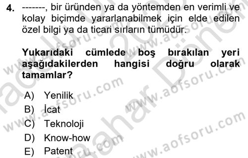 Yönetimde Güncel Yaklaşımlar Dersi 2025 - 2026 Yılı (Final) Dönem Sonu Sınav Soruları 4. Soru