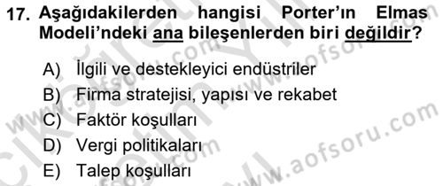 Yönetimde Güncel Yaklaşımlar Dersi 2025 - 2026 Yılı Yaz Okulu Sınav Soruları 17. Soru
