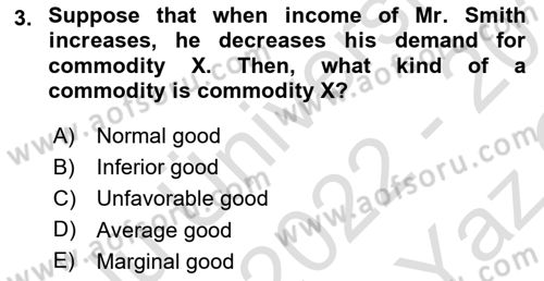 Foreign Trade Dersi 2022 - 2023 Yılı Yaz Okulu Sınav Soruları 3. Soru