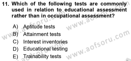 Human Resource Management Dersi 2023 - 2024 Yılı (Vize) Ara Sınav Soruları 11. Soru