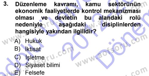 Sermaye Piyasaları ve Finansal Kurumlar Dersi 2012 - 2013 Yılı (Final) Dönem Sonu Sınavı 3. Soru