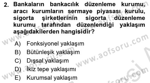 Sermaye Piyasaları ve Finansal Kurumlar Dersi 2022 - 2023 Yılı (Vize) Ara Sınavı 2. Soru