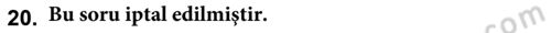 Sayısal Karar Verme Teknikleri Dersi 2021 - 2022 Yılı (Final) Dönem Sonu Sınav Soruları 20. Soru