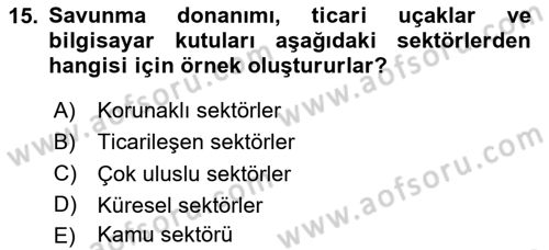 Stratejik Yönetim 2 Dersi 2024 - 2025 Yılı (Vize) Ara Sınav Soruları 15. Soru