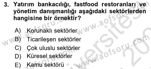 Stratejik Yönetim 2 Dersi 2024 - 2025 Yılı (Final) Dönem Sonu Sınav Soruları 3. Soru