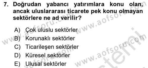 Stratejik Yönetim 2 Dersi 2024 - 2025 Yılı Yaz Okulu Sınav Soruları 7. Soru