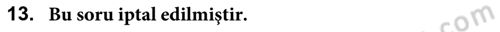 İstatistik 1 Dersi 2022 - 2023 Yılı (Vize) Ara Sınav Soruları 13. Soru