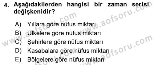 İstatistik 1 Dersi 2022 - 2023 Yılı (Final) Dönem Sonu Sınav Soruları 4. Soru