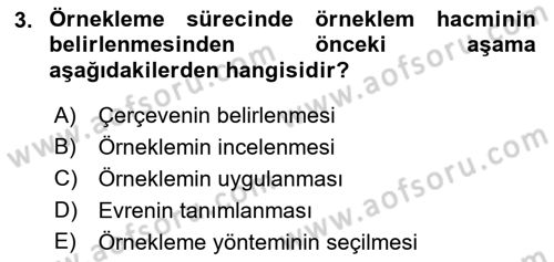 İstatistik 2 Dersi 2022 - 2023 Yılı Yaz Okulu Sınav Soruları 3. Soru