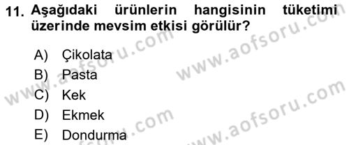 İstatistik 2 Dersi 2024 - 2025 Yılı (Final) Dönem Sonu Sınav Soruları 11. Soru
