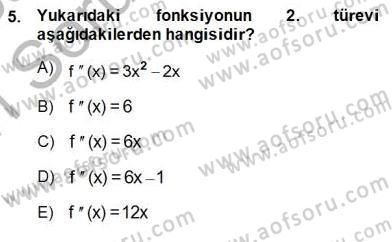 Yöneylem Araştırması 2 Dersi Ara Sınavı Deneme Sınav Soruları 5. Soru