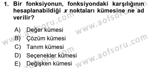 Yöneylem Araştırması 2 Dersi Ara Sınavı Deneme Sınav Soruları 1. Soru