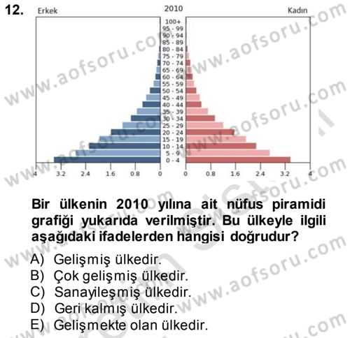 Tıbbi İstatistik Dersi 2014 - 2015 Yılı Tek Ders Sınav Soruları 12. Soru