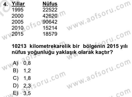 Tıbbi İstatistik Dersi 2023 - 2024 Yılı (Final) Dönem Sonu Sınav Soruları 4. Soru