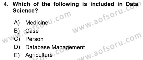 Statistics 1 Dersi Ara Sınavı Deneme Sınav Soruları 4. Soru