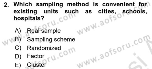 Statistics 2 Dersi 2023 - 2024 Yılı (Vize) Ara Sınav Soruları 2. Soru