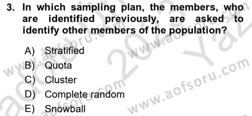 Statistics 2 Dersi 2023 - 2024 Yılı Yaz Okulu Sınav Soruları 3. Soru