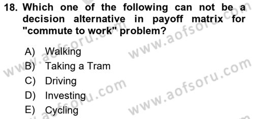 Statistics 2 Dersi 2024 - 2025 Yılı (Final) Dönem Sonu Sınav Soruları 18. Soru