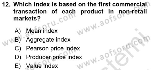 Statistics 2 Dersi 2024 - 2025 Yılı Yaz Okulu Sınav Soruları 12. Soru