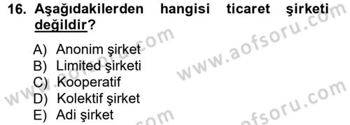 Proje Analizi ve Değerlendirme Dersi 2012 - 2013 Yılı (Vize) Ara Sınav Soruları 16. Soru
