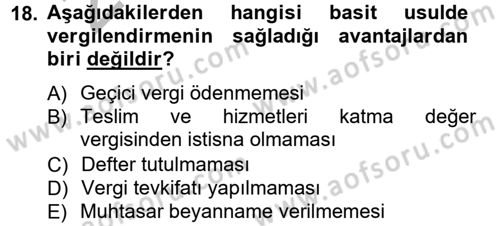 Proje Analizi ve Değerlendirme Dersi 2012 - 2013 Yılı (Vize) Ara Sınav Soruları 18. Soru