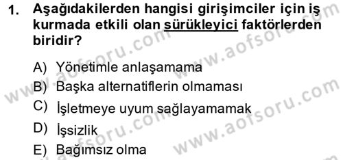 İş Planı Dersi 2014 - 2015 Yılı (Vize) Ara Sınav Soruları 1. Soru