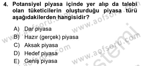 İş Planı Dersi 2021 - 2022 Yılı (Final) Dönem Sonu Sınav Soruları 4. Soru