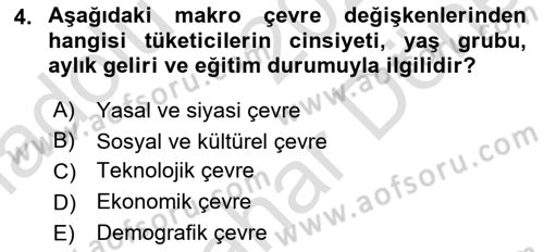 İş Planı Dersi 2024 - 2025 Yılı (Final) Dönem Sonu Sınav Soruları 4. Soru