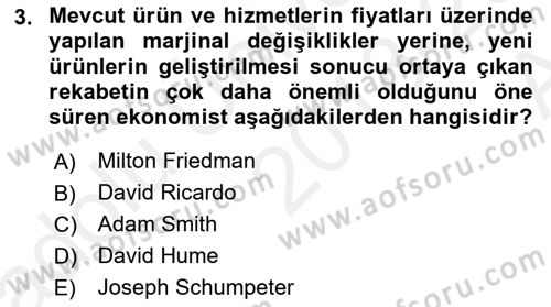 Yenilik Yönetimi Dersi 2018 - 2019 Yılı (Vize) Ara Sınav Soruları 3. Soru