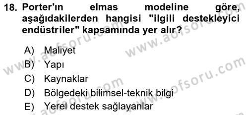 Yenilik Yönetimi Dersi 2022 - 2023 Yılı (Final) Dönem Sonu Sınav Soruları 18. Soru