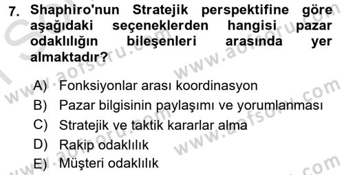 Yenilik Yönetimi Dersi 2023 - 2024 Yılı (Final) Dönem Sonu Sınav Soruları 7. Soru