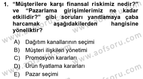 Küçük İşletme Yönetimi Dersi 2022 - 2023 Yılı Yaz Okulu Sınav Soruları 1. Soru
