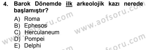 Kültürel Miras Mevzuatı Dersi 2012 - 2013 Yılı (Vize) Ara Sınav Soruları 4. Soru