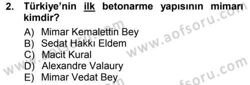 Kültürel Miras Mevzuatı Dersi 2012 - 2013 Yılı (Final) Dönem Sonu Sınav Soruları 2. Soru