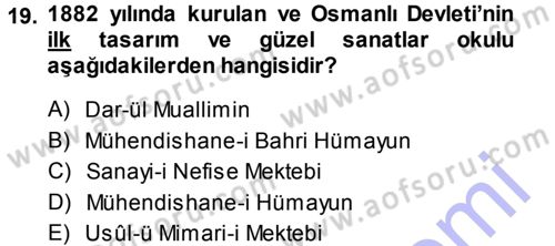 Kültürel Miras Mevzuatı Dersi 2014 - 2015 Yılı (Vize) Ara Sınav Soruları 19. Soru
