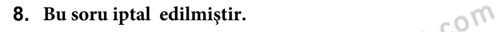 Kültürel Miras Mevzuatı Dersi 2018 - 2019 Yılı (Final) Dönem Sonu Sınav Soruları 8. Soru