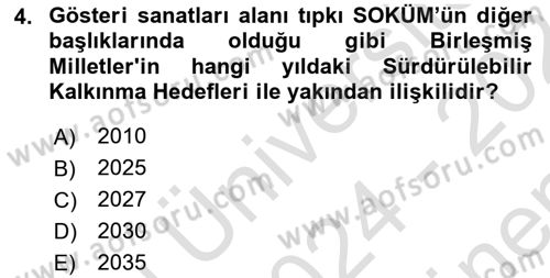 Türkiye’nin Somut Olmayan Kültürel Mirası Dersi 2024 - 2025 Yılı (Final) Dönem Sonu Sınav Soruları 4. Soru