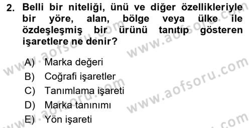 Türkiye’nin Somut Olmayan Kültürel Mirası Dersi 2025 - 2026 Yılı (Final) Dönem Sonu Sınav Soruları 2. Soru