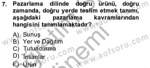 Müzecilik ve Sergileme Dersi 2012 - 2013 Yılı (Final) Dönem Sonu Sınav Soruları 7. Soru