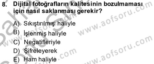 Restorasyon ve Koruma İlkeleri Dersi 2014 - 2015 Yılı (Final) Dönem Sonu Sınav Soruları 8. Soru